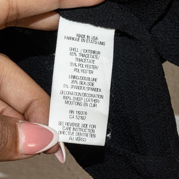 Vtg Helmut Lang Made in USA light Moto jacket Top In Black Size Small - Picture 9 of 12